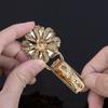 1Pc Handwork Sewing Originality Shiny Rhinestone Overcoat Decor Duckbill Buckle Fashion Metal Button Clothing Accessory