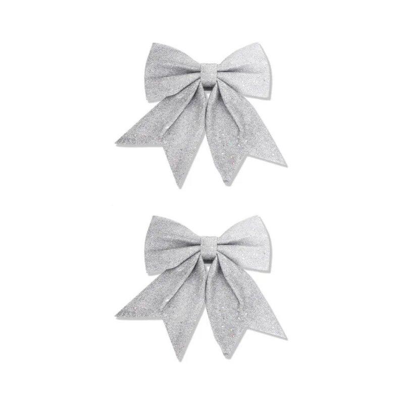 New Year Big Foam Christmas Bow Christmas Decorations For Home Red Bowknot Tree Ornaments Wedding Birthday Party Decor Supplies