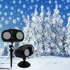 Christmas Dynamic Snowflake Projector Lights Outdoor, Owl Shape Apperance Design, IP65 Waterproof Indoor and Outdoor Snowfall Landscape Light for Xmas