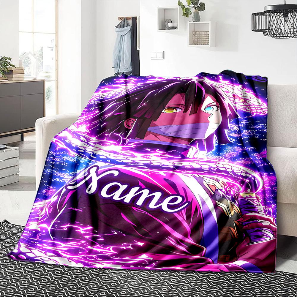 Custom Name Flame Passion Name'S Journey Party Blanket For Couch Bed Plush Cozy Fuzzy Blanket Super Soft Warm Blankets For Fall And Winter 0916304