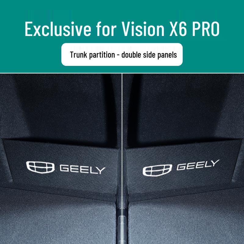 Geely 2021 Vision X6 Trunk Mat - Flat Tail Box Mat for New Model