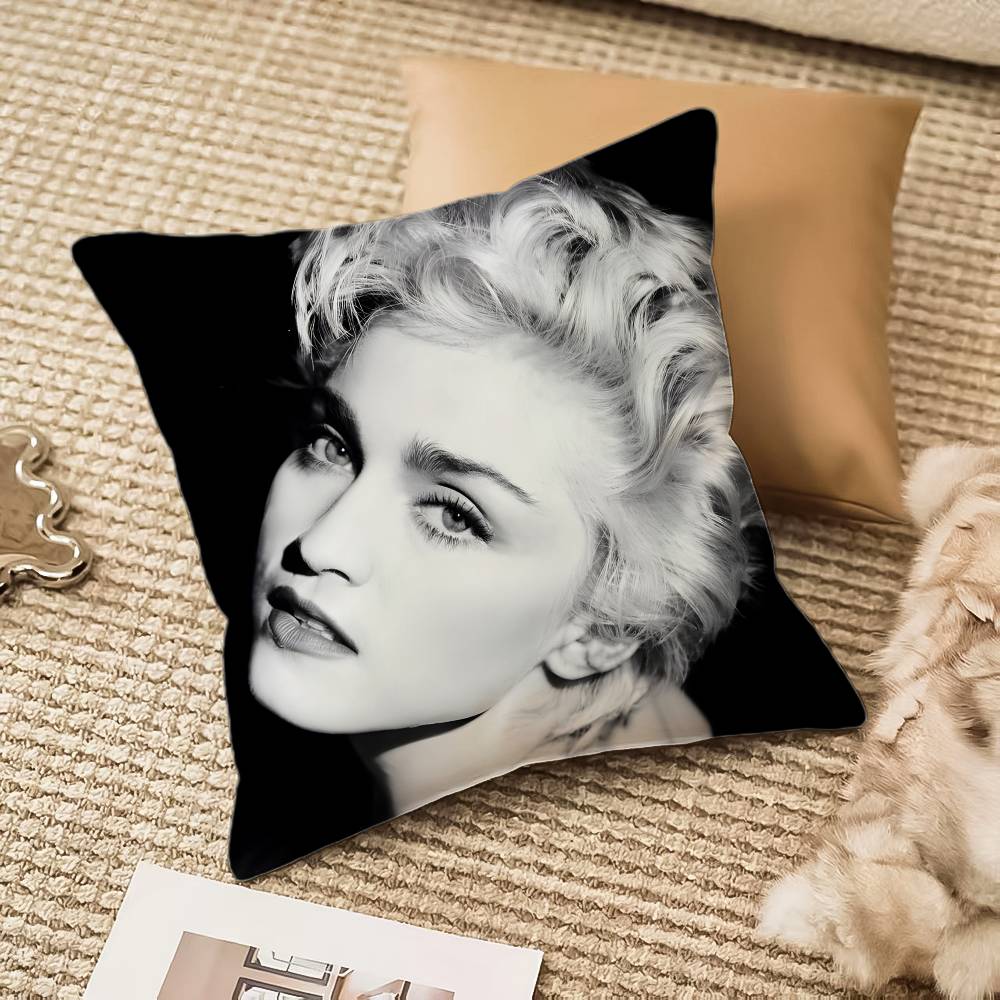 

Певица М-Мадонна-МТ Музыка Как Девственница Наволочка Комфорт Диван-кровать Шелковистая элегантная Невидимая молния Декоративная наволочка 12x12Inch