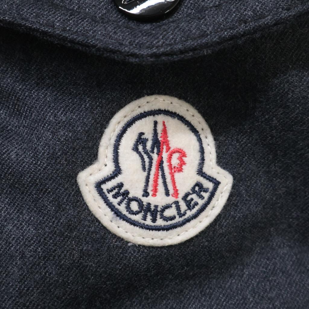 Moncler Excellent Condition MONTGENEVRE Wool Down Jacket Jacket 1 charcoalUsed