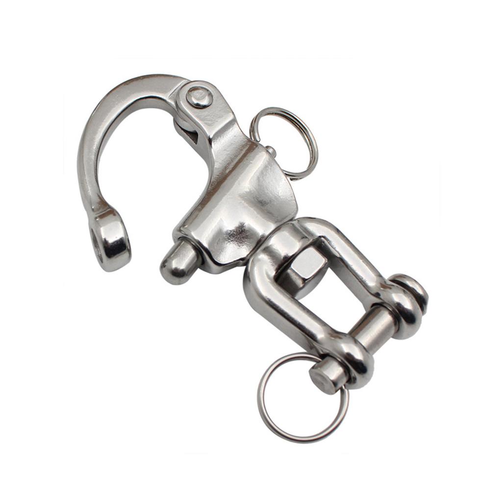 Swivel Eye Snap Shackle Quick Release Bail Rigging Sailing Boat Marine Clip
