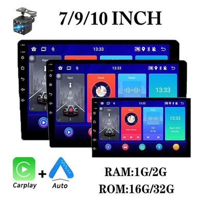 2 Din Android 7 9 10 Inch Car Multimedia Video Player Universal Stereo Radio GPS Carplay For Volkswagen Nissan Hyundai Kia Toyota