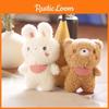 Delightful Small Plush Bear Bag Charm Ultra Soft Pp Cotton Filled 11cm Tall