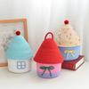 House Shape Desk Organizer Handwoven Snack Toys Organizer Cute Storage Basket  Bedroom Decor