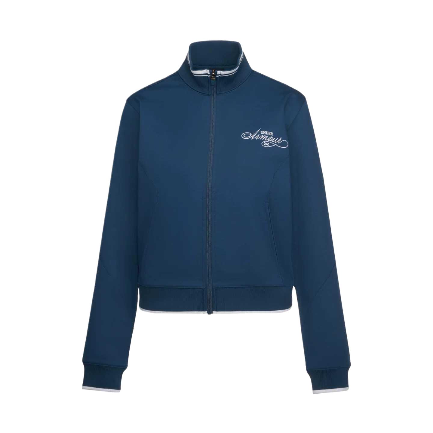 

Under Armour Ss26 Court Lifestyle Fitted Stand Collar Long Sleeve Jacket Women jackets 6014344-498 L