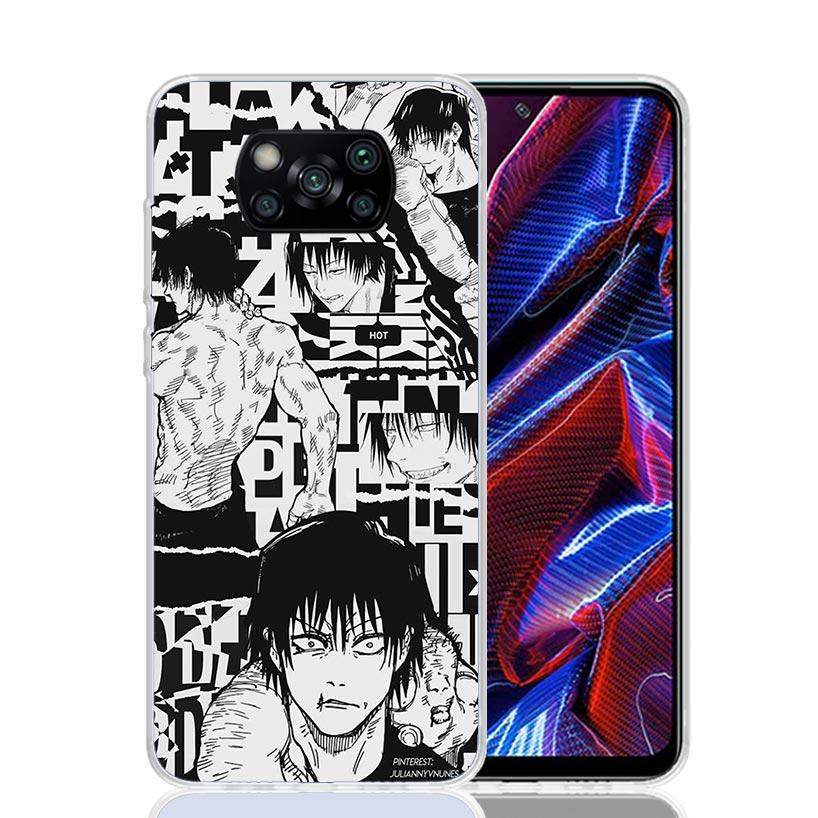 Kaisens Jujutsus Fushiguro Toji Case Phone Cover for Xiaomi Mi 11T 12T 10T 9T Pro 11i 12X 13 12 11 10 9 8 Lite 6X 5X A3 A2 Trend