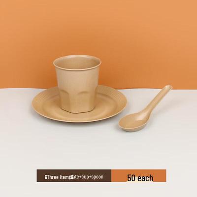 Einweg Keramik Geschirr Set