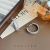 Light Luxury High-end Zircon Micro-inlaid Temperament Earrings, Fashionable Simple Design Earrings, Niche Personality, Sweet and Cool Earrings.