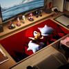 Knuckles Power Style Print Cushion Non-slip Laptop Tablet Big Mousepad XXL Mat Mini PC Playmat With Lock Edge