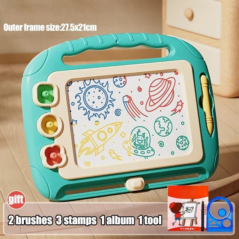 Children Cartoon Drawing Board Baby Puzzle Magnetic Writing Board Toy Graffiti Magnetic Drawing Board Montessori Toy for Kids