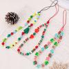 Ingenious Christmas Phone Wrist Strap Mobile Phone Chain Beaded Keychain Wristlet Lanyard Anti-lost for IPhone AirPods Samsung