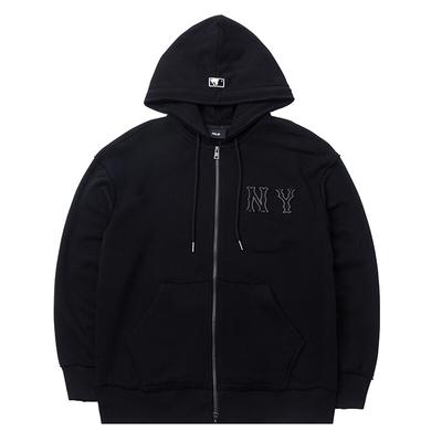MLB New York Yankees Fashion Knit Hooded Zip Jacket Unisex Jacket 3ATRB0654-50BKS