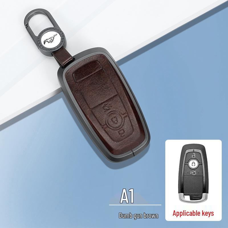 Metal Protective Key Shell for 2015-2017 Ford Mustang - Unisex Design