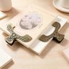 Zinc Zinc Zinc Alloy Metal Book Clips Exquisite Embossed Piano Sheet Music Folder Decorating Journals