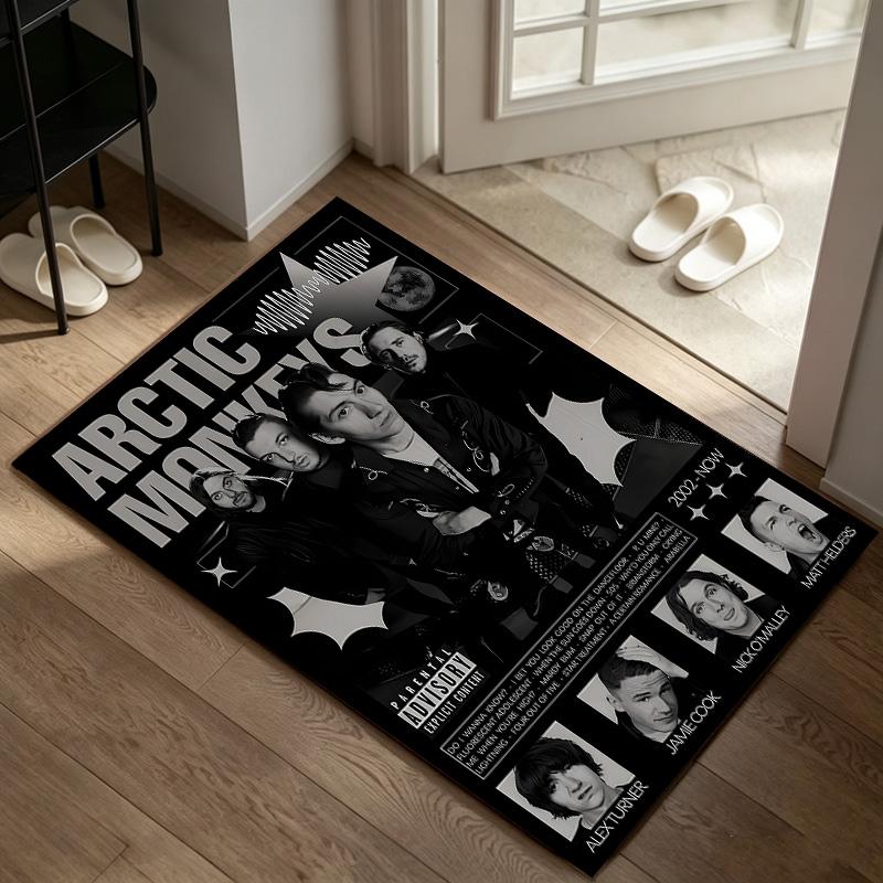 Arctic Monkeys  A Rug Suitable for Office Chair Areas Living Rooms and Computer Desks Perfect for Home Offices and an Ideal Holiday Gift