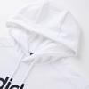 Adidas Retro Letter Hooded Drawstring Casual Long Sleeve Sweatshirt Men Sweatshirt White JF3319
