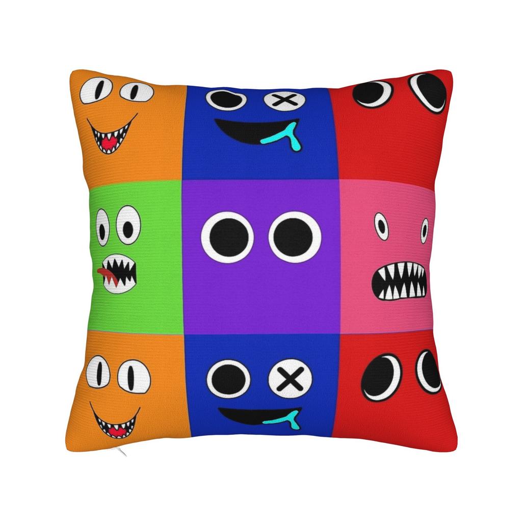 Rainbowes Friend Pillowcases Merchandise Printing Cushion Cover Throw Pillow Cover Chair Decorations Square Multi Size