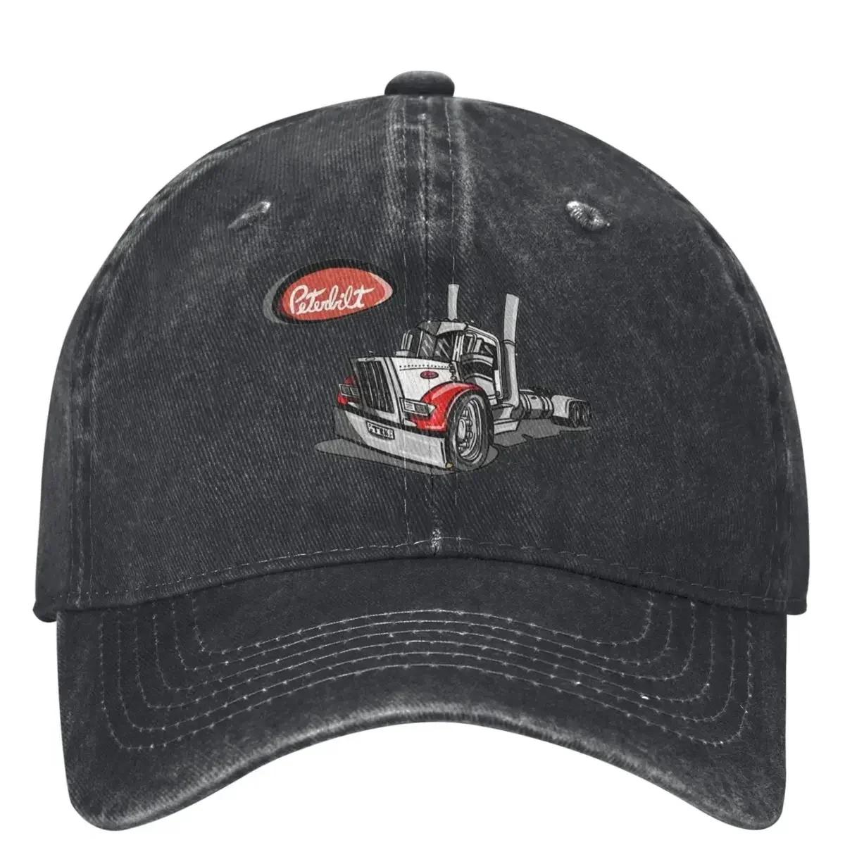 Peterbilt Truck Racing Baseball Cap Classic Women Unisex Trucker Dad Hat Designer Outdoor Gym Baseball Caps Gift One Size