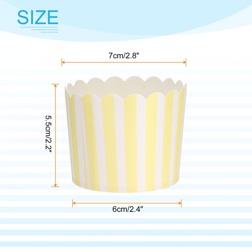 50/100/150pcs Cupcake Wrapper Paper Baking Cup Cupcake Liners 6oz Cake Cups Candy Cups Paper for Party Birthday Favor DIY