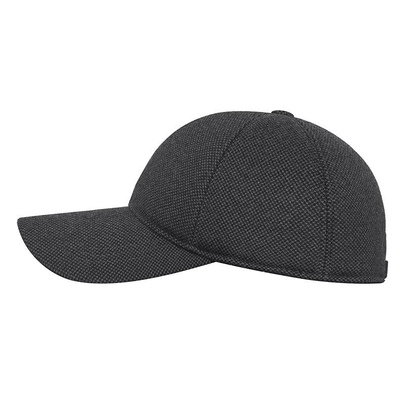 Middle-Aged and Elderly Winter Warm Cap Men's Outdoor Cycling Cold-Proof Ear Protection Cotton Cap Thick Baseball Cap