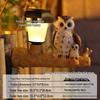 Solar LED Courtyard Lights: Tree Hanging Koala, Owl, and Parrot Garden Ornaments