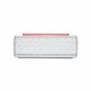 New MICHAEL KORS Lita Canvas Shoulder Bag, Crossbody Bag, Handbag Medium Women's White & Rose Red 35T0GXPL2B-604