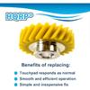 HQRP Mixer Worm Gear compatible with KitchenAid Whirlpool W10112253 4162897 4169830 1491159 AP4295669 Replacement fits K45SS K5SS KP50P KPM5 KPM50