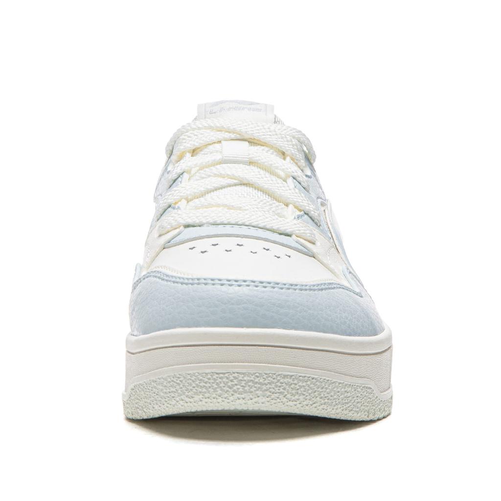 Li Ning Tianji Soft Low top Skateboard Shoes Women's White Blue AGCW068-1
