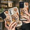 Phone Case: 2D Flat Samsung Galaxy A34 A35 M05 M06 S20 S22 S21 FE Plus 5G Layered Protective Case, Cookie Bear, Christmas and Halloween Gift