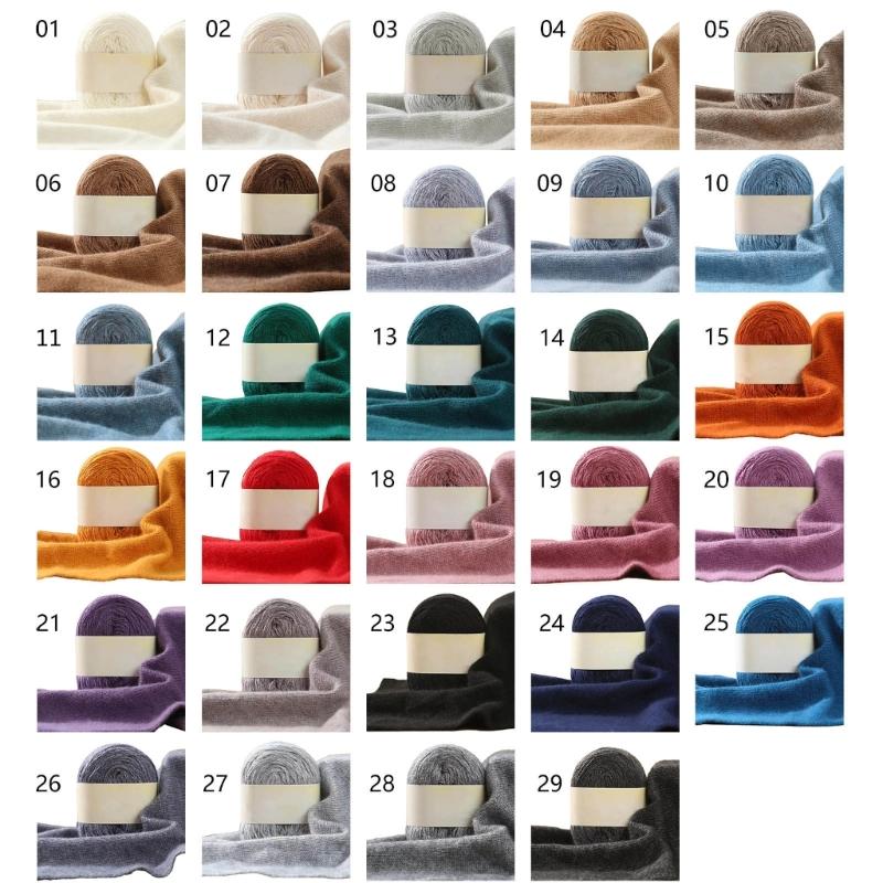 Weiches Mohair Kaschmir Wolle Strickgarn Leichtes Handstrickgarn DIY Schal Schal Häkelgarn für DIY Pullover