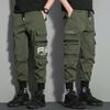 Classic Design Multi Pockets Cargo Pants Men's Casual Loose Fit Drawstring Cargo Pants Joggers For Spring Summer Outdoor
