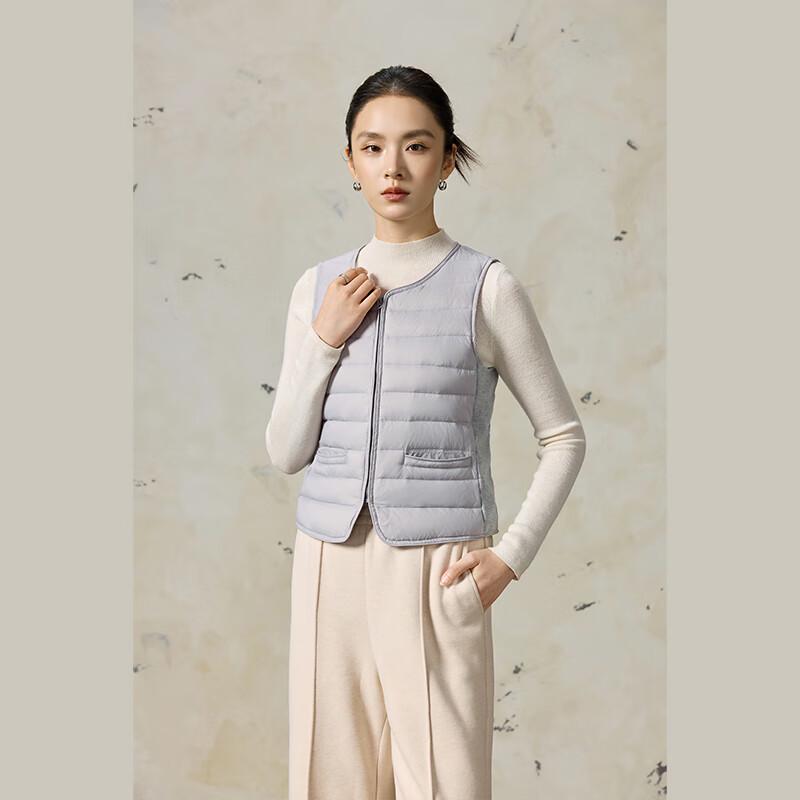 Yiliteng Women's Fitted Lightweight Duck Down Vest YTMJH5626