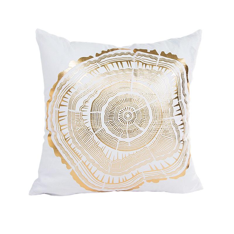 New Summer Hot Stamping Pillowcase Soft and Comfortable Sofa Decoration Home Fashion Pillowcase