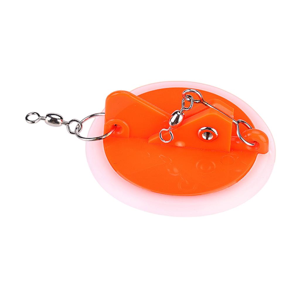 Luminous Trolling Diver Disc Connector with White Bottom Adjustable Stable for Fishing Angling Bass Mandarin Various Fishes