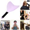Hairdresser Plastic Face Spray Shield Haircutting Mask Protect Eyes Shield with Handle Hair Spray Mask for Home Barber Salon