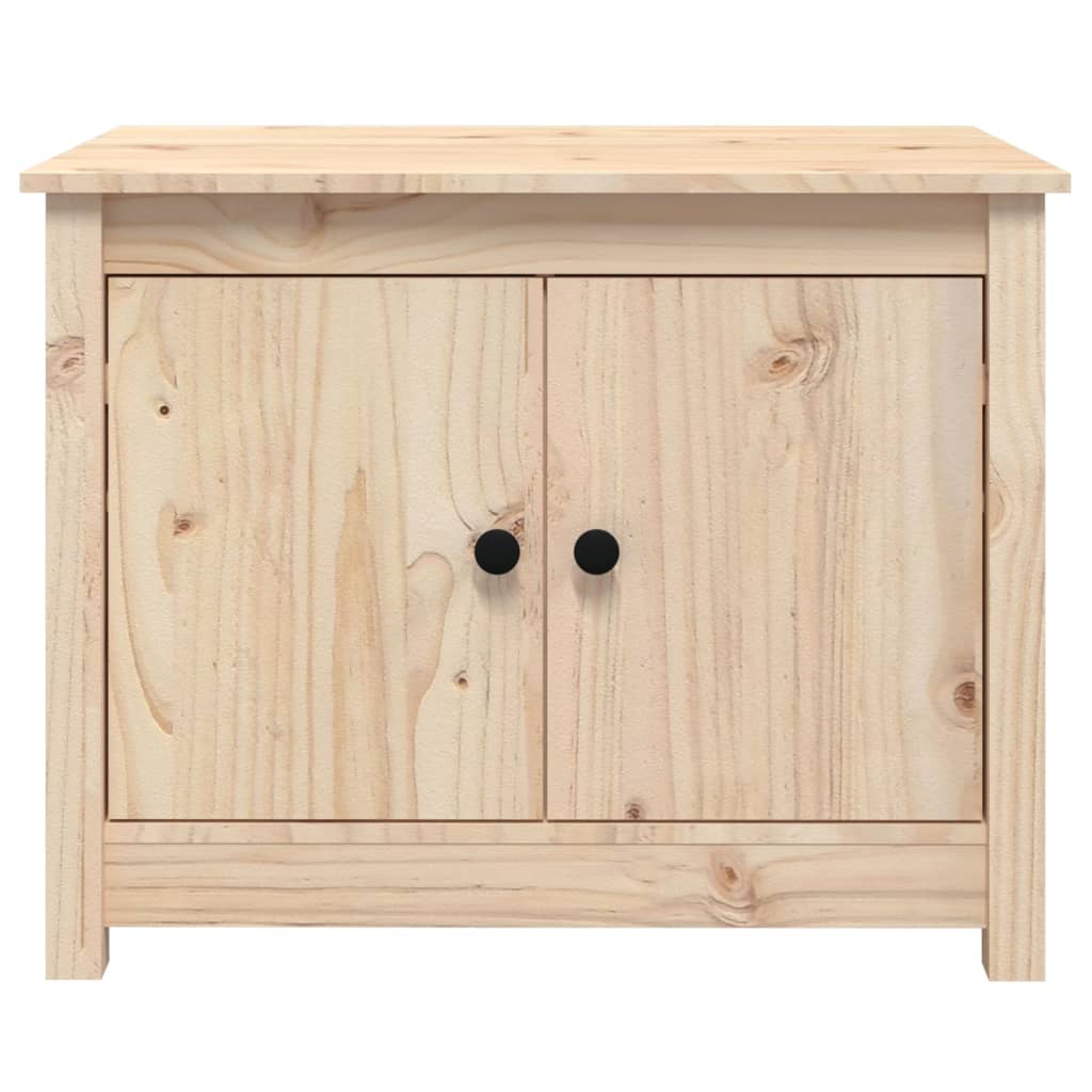 Vidaxl Coffee Table, 71X49X55 Cm, Solid Pine Wood