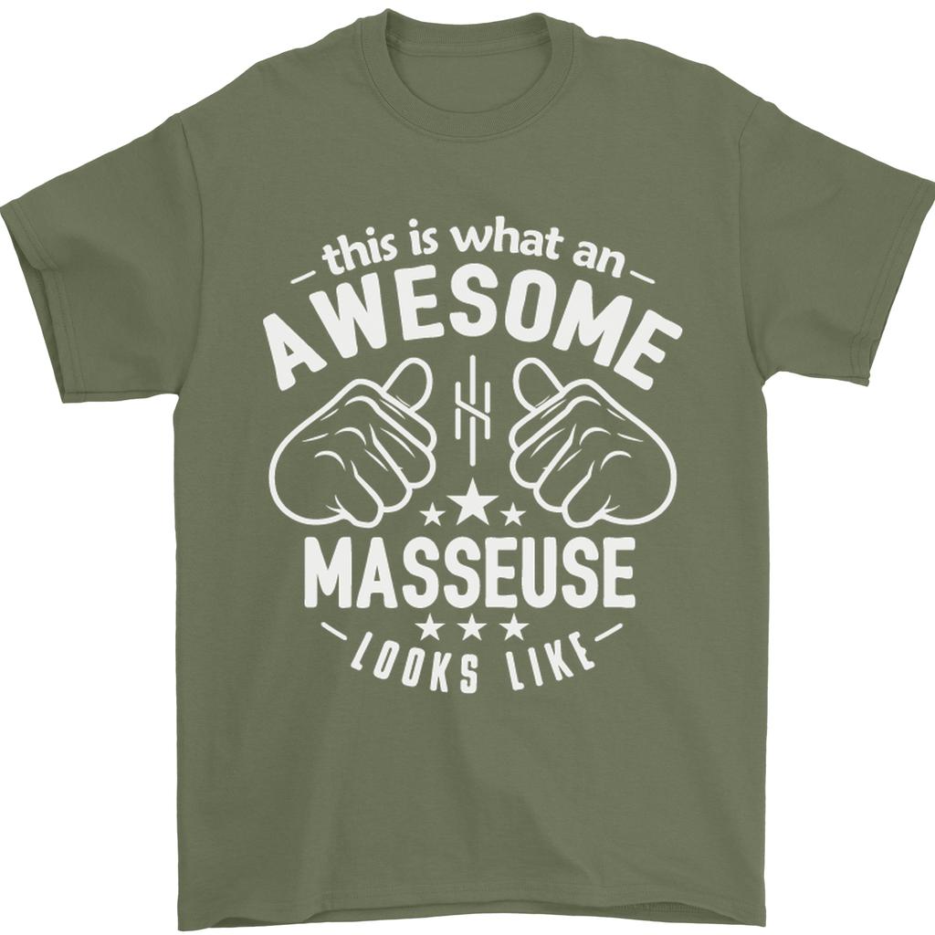 This Is What an Awesome Masseuse Looks Like Unisexs TShirt 100 Cotton