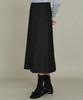 ITOV SEOUL Mid-Rise Wool Flare Belted Skirt Ch