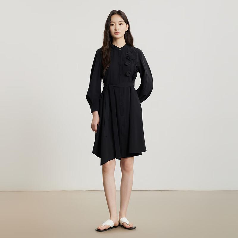 Gejin Slim-Fit Long-Sleeve Mini Dress