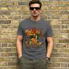 Dungeon Crawler Carl T Shirts for Unisex 100 Cotton Vintage TShirt O Neck Retro Bookish Tee Shirt Short Sleeve Tops Plus Size