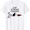 Cat String Theory Sarcastic Science Humor Funny T-Shirt