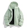 Herren- und Damen-Paar-Windbreaker-Jacke zum Bergsteigen - Lässige Herbst-/Winter-Outdoor-Shell-Oberbekleidung.