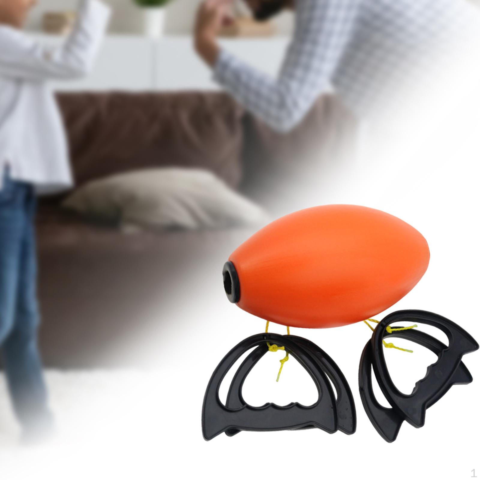 

Дети тянут челнок игры дети тянут мяч удобные ручки для захвата Smooth Orange