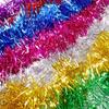 30M Colorful Christmas Ribbon Garland Xmas Tree Wrapping Tinsel Ribbons Diy Bar Wedding New Year Party Ribbon Decorations
