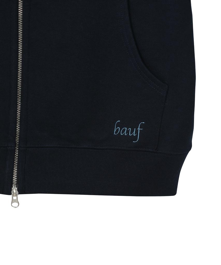 Bauf Star Symbol Zip-Up Hoodie [Navy]