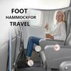 Plane Train Car Footrest Hanger Adjustable Portable Travel Foot Rest Hammock Space Saving Leg Support for Office and Travel