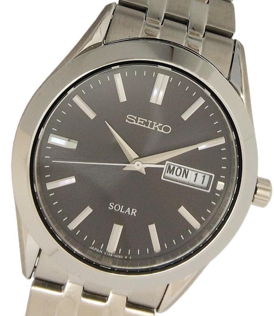 

[Б/У] Солнечные часы Seiko Spirit Day Date (130075)